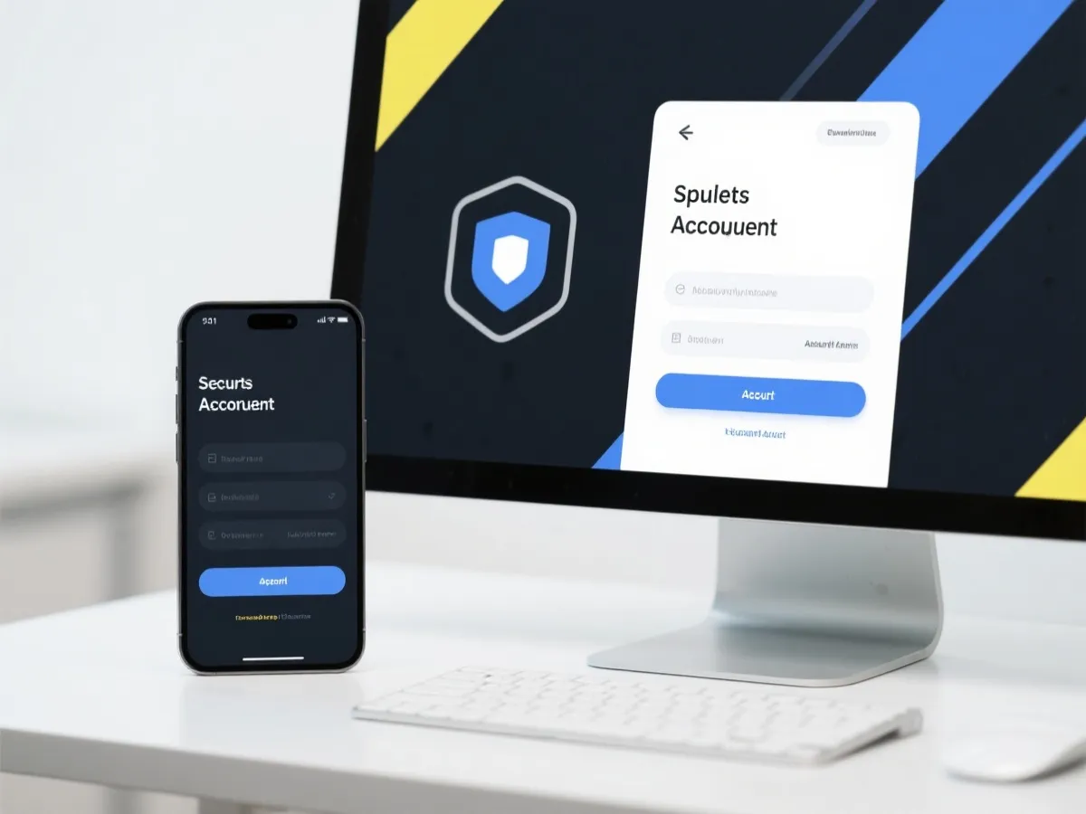安全登录与账户访问示意图